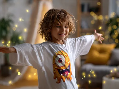 Cadeau magique pour le sourire d'un enfant.
