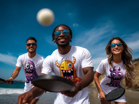 Groupes de jeux de plage