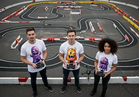 Équipes de course de drones