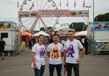 Équipes de vendeurs pour foires et festivals